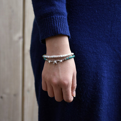 May club -【SunKu】Star Beads Bracelet - Turquoise Beads