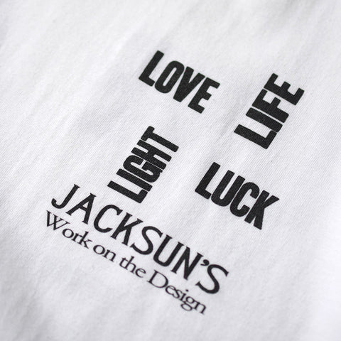 May club -【JACKSUN'S】JACKSUN'S 4L SS T-SHIRTS - WHITE