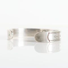 COINSILVER STAMP HEAVY BANGLE - NARROW - May club