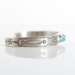 BISBEE COINSILVER BANGLE - 10mm - May club