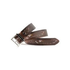 May club -【THE HIGHEST END】LEATHER BELT - EAGLE