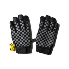 May club -【B.W.G JAPAN】REFLECTOR CHECKER GLOVE - BLACK