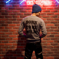 May club -【WESTRIDE】HEAVY WEIGHT FRONT V SWEAT "SLOPPY" - GRAY