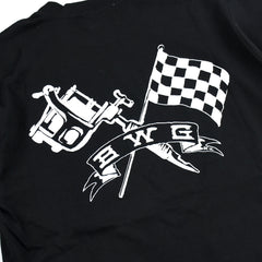 May club -【B.W.G JAPAN】B.W.G x Magical Design "Checker Ink" Tee - Black