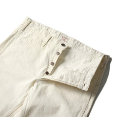 May club -【THE HIGHEST END】HERRINGBONE PAINTER PANTS - WHITE