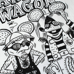 May club -【WESTRIDE】GARBAGE WAGON LOGO TEE - VANILLA