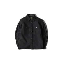 May club -【Addict Clothes】ACV-SH01 PADDED WOOL SHIRT - CHARCOAL GREY