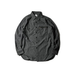 May club -【B.W.G JAPAN】CHAMBRAY SHIRTS - BLACK