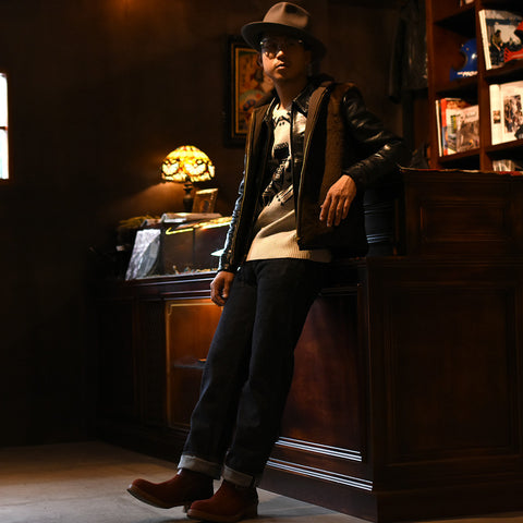 May club -【BAD QUENTIN】TOTEM POLE JACQUARD KNIT