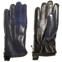 ACV-G01H RACING BOA GLOVES - DARK BLUE HORSEHIDE - May club