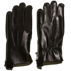 ACV-G01H RACING BOA GLOVES - BLACK HORSEHIDE - May club