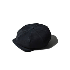 May club -【Addict Clothes】ACV-HG01L DEER SUEDE 8 PIECE CASQUETTE - DARK BLUE