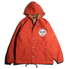 CYCLE HOODIE WINDBREAKER：RACING DIVISION（ORANGE） - May club