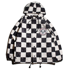 CHECKER HOODIE - May club