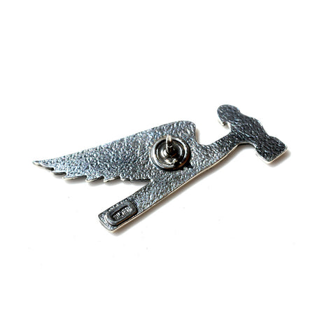 May club -【SHAFT SILVER WORKS】FLYING HAMMER BADGE (S)