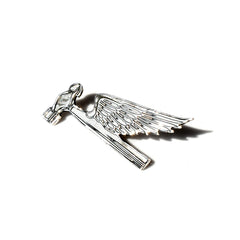 May club -【SHAFT SILVER WORKS】FLYING HAMMER BADGE (S)