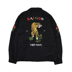 May club -【BAD QUENTIN】VIET-NAM SOUVENIR JACKET - BLACK