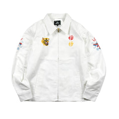 May club -【BAD QUENTIN】VIET-NAM SOUVENIR JACKET - WHITE