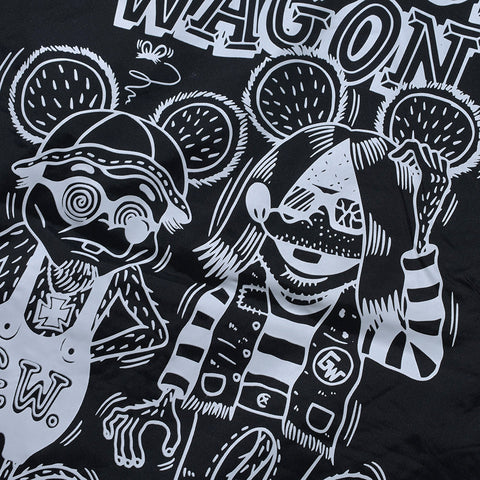 May club -【WESTRIDE】GARBAGE WAGON COACH JACKET - BLACK