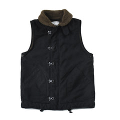 May club -【THE HIGHEST END】N-1 DECK VEST - BLACK