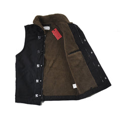 May club -【THE HIGHEST END】N-1 DECK VEST - BLACK