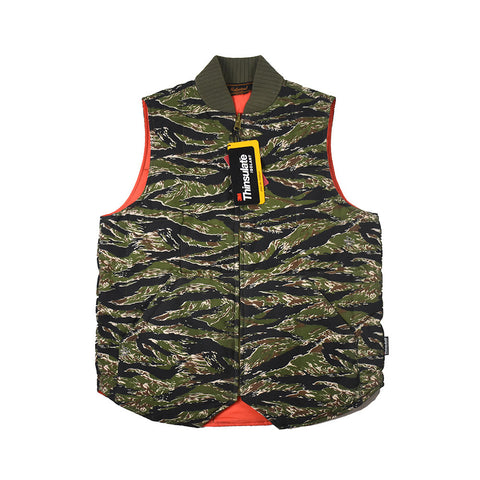 May club -【THE HIGHEST END】THINSULATE VEST - TIGER CAMO