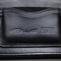 May club -【WESTRIDE】OLD BIKER LEATHER WALLET RIVET - EMBOSS