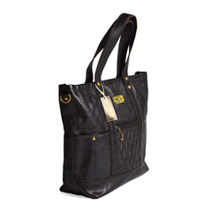 May club -【WESTRIDE】HORSEHIDE PADDED TOTE BAG