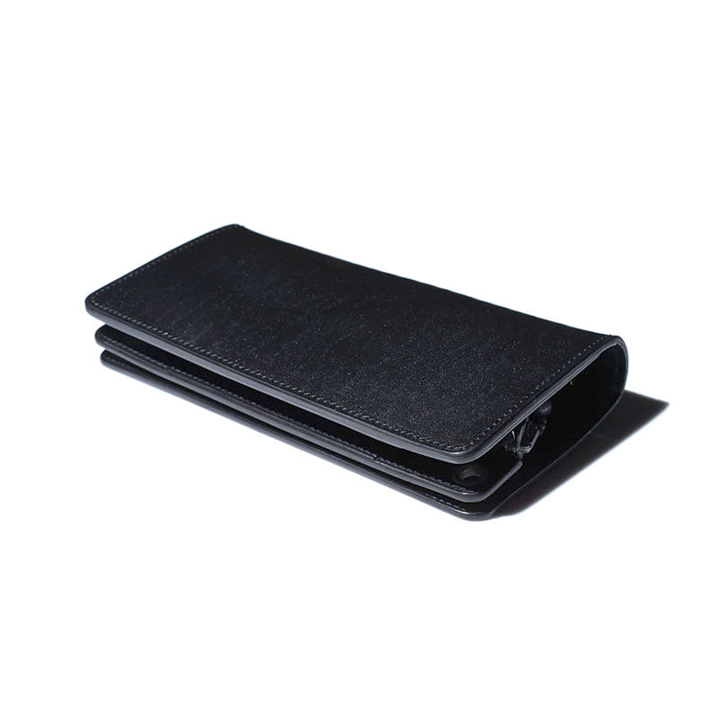 May club -【Addict Clothes】HORSEHIDE LONG WALLET - BLACK