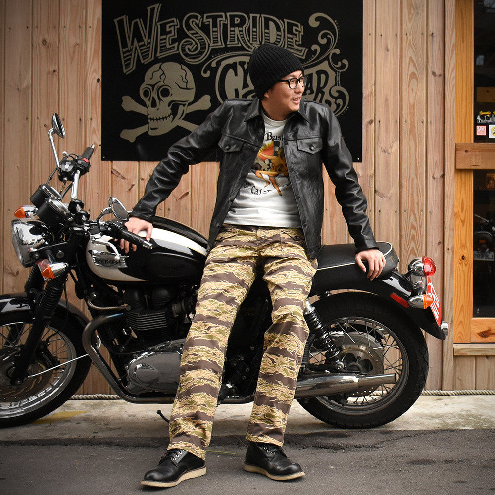 May club -【WESTRIDE】CYCLE PANTS - TIGER BORDER CAMO