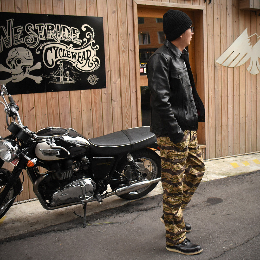 May club -【WESTRIDE】CYCLE PANTS - TIGER BORDER CAMO