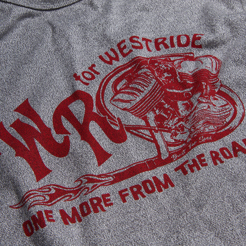 WR FOR WEST RIDE LONG SLEEVE TEE - H.GRY