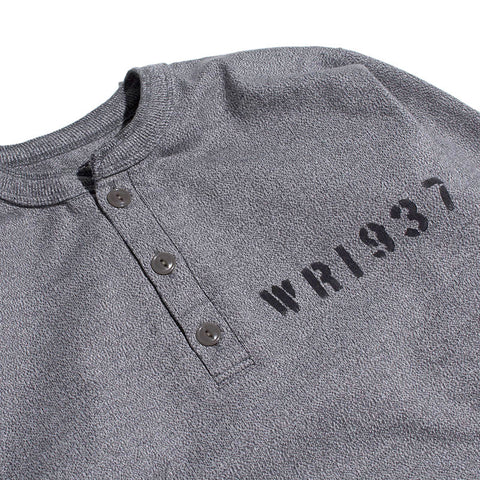 HENLY NECK LONG SLEEVE TEE - H.GRY - May club