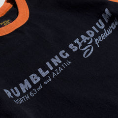 RUMBLING STADIUM LONG SLEEVE TEE - BLK/ORG - May club