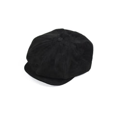 May club -【Addict Clothes】AD-HG-01L DEER SUEDE 8 PIECE CASQUETTE - BLACK