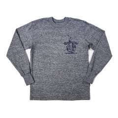 May club -【WESTRIDE】"ROD BUSTERS" LONG SLEEVES TEE - GREY