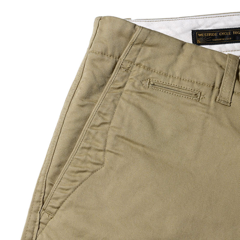 May club -【WESTRIDE】THICK RIDE SLIM CHINO - BEIGE