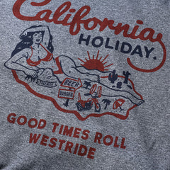 May club -【WESTRIDE】"HOLIDAY" TEE - GREY