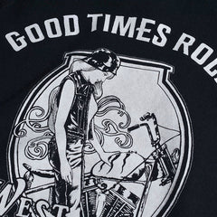 May club -【WESTRIDE】"GOOD TIMES ROLL" TEE - BLACK