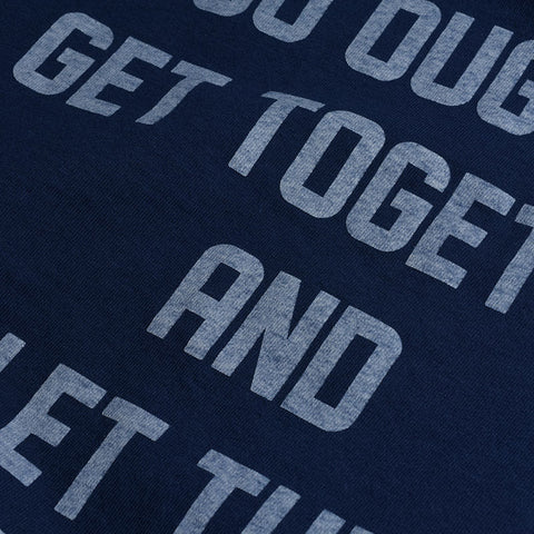 May club -【WESTRIDE】"GET TOGETHER" TEE - FADE NAVY