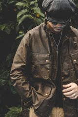 ACV-WX02 WAXED COTTON BMC JACKET - BROWN - May club