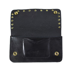 May club -【WESTRIDE】OLD BIKER LEATHER WALLET RIVET - EMBOSS