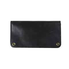 May club -【WESTRIDE】OLD BIKER LEATHER WALLET - BLUE PATCH