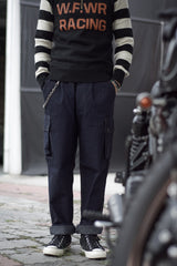 CYCLE MOUNTAIN CARGO PANTS - DENIM - May club