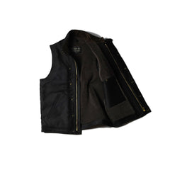 May club -【Addict Clothes】BOA LINED ULSTER VEST - BLACK