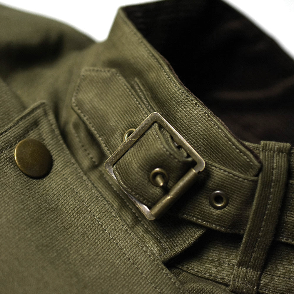 May club -【Addict Clothes】BOA LINED ULSTER VEST - KHAKI GREEN