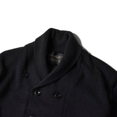 May club -【Addict Clothes】SHAWL COLLAR DOUBLE BREASTED COTTON KNIT