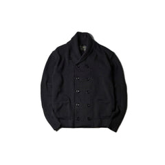 May club -【Addict Clothes】SHAWL COLLAR DOUBLE BREASTED COTTON KNIT