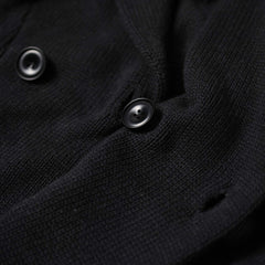 May club -【Addict Clothes】SHAWL COLLAR DOUBLE BREASTED COTTON KNIT