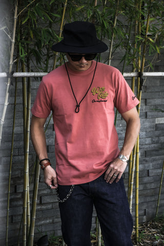 "WEST RIDE ONE MORE" TEE - D. PINK - May club